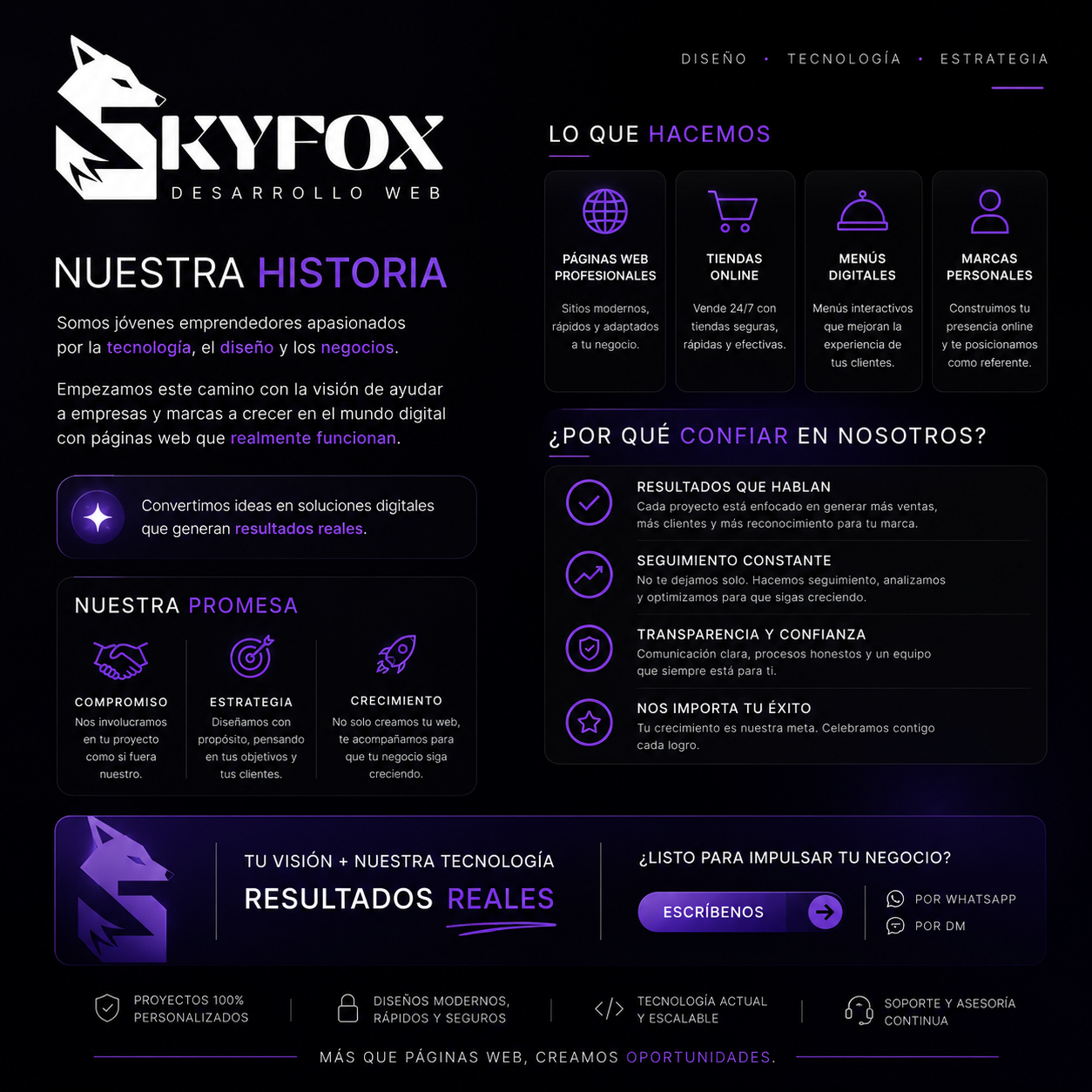 Nuestra Historia - SKYFOX