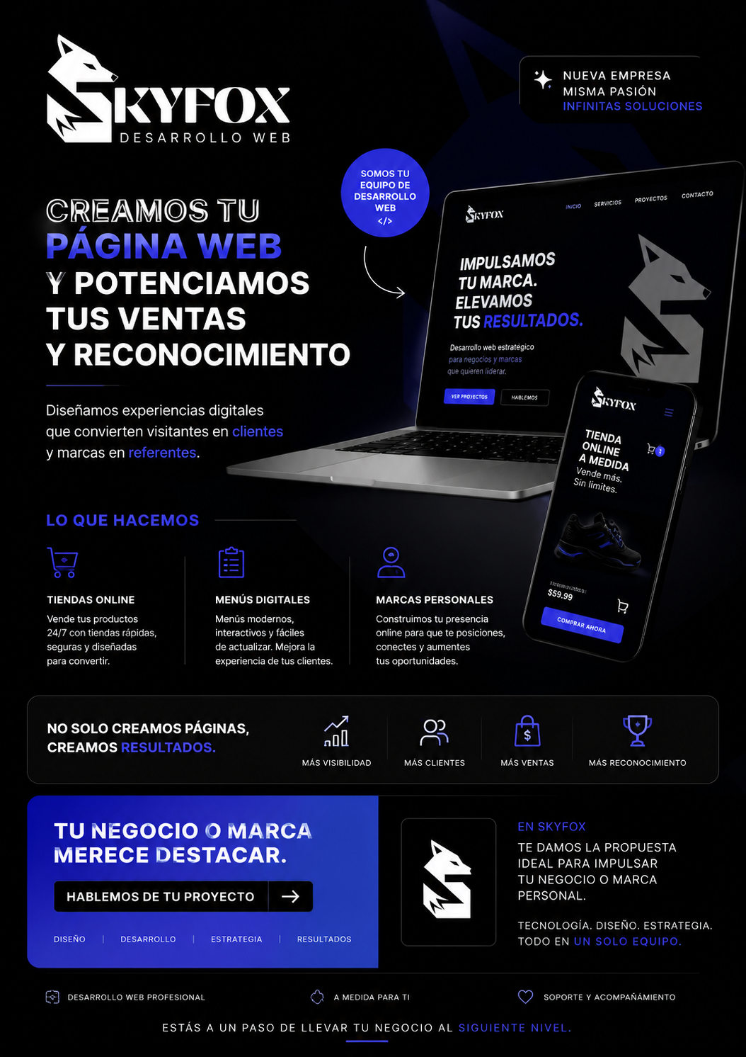 SKYFOX - Tu negocio merece destacar